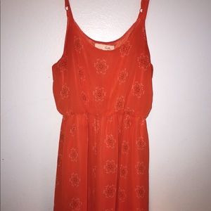 Dress with flower design